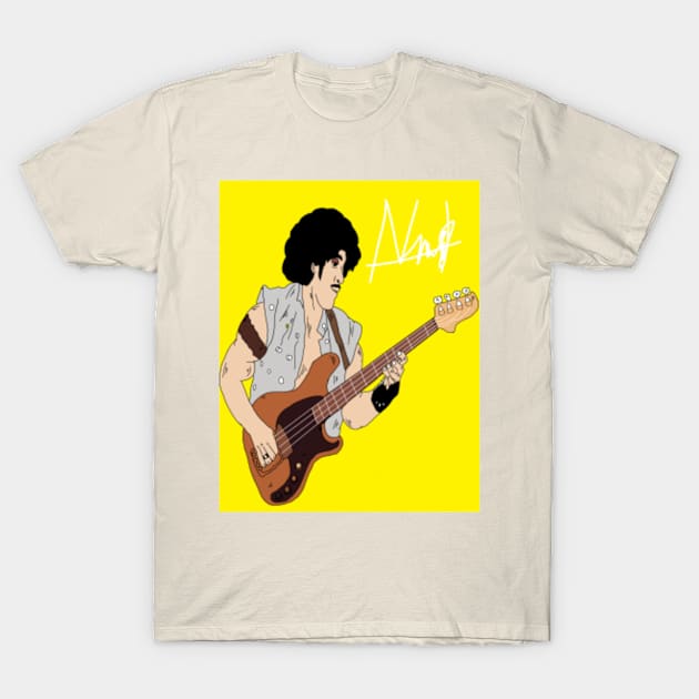 Bassist Arts Drawing T-Shirt by Projectup